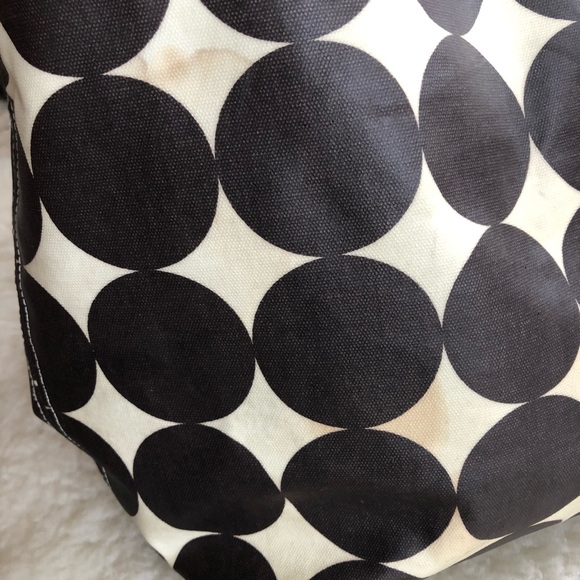 Dwell Studio Dots Chocolate Madison Diaper Bag - Picture 16 of 16
